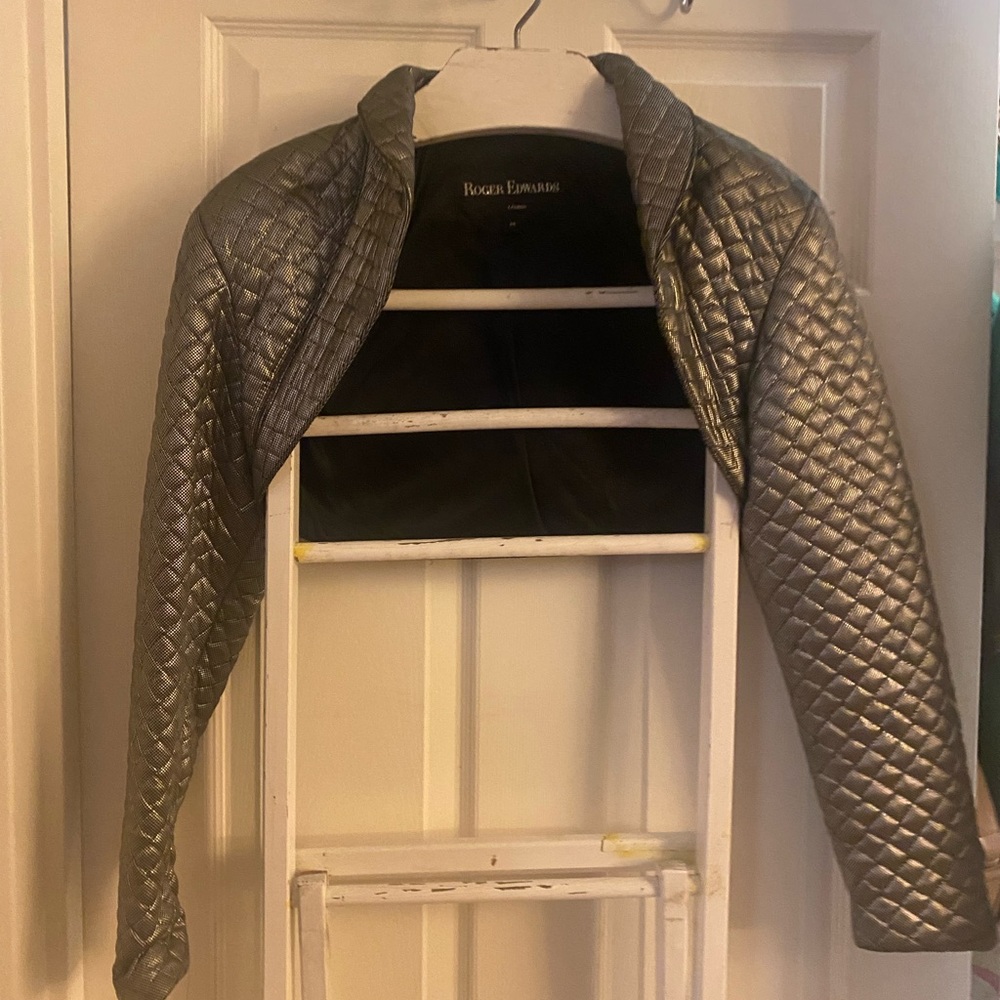 Vintage silver bolero jacket